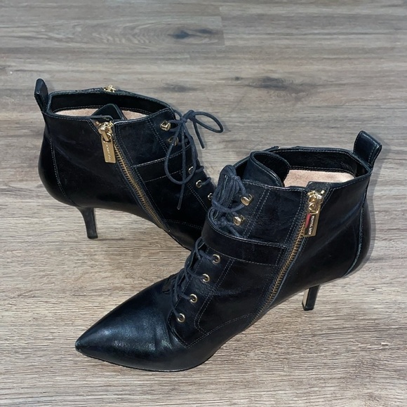 MICHAEL Michael Kors Black leather boots size - 8M - Picture 3 of 8